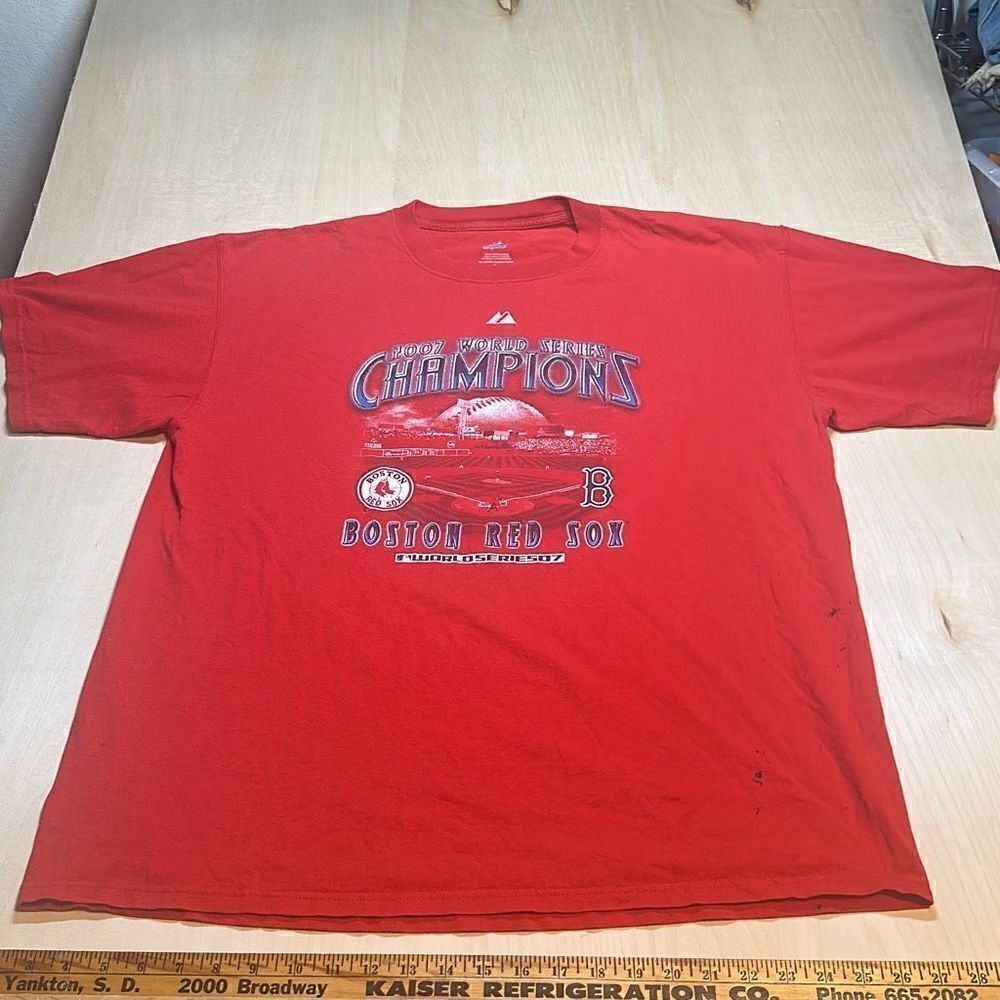 Vintage Y2k Boston Red Socks 2007 tee World Series Champion tee‎ size XL